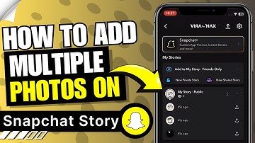 How to Add Multiple Photos in One Snapchat Story 📸📲 | Post All Pics Together Easily!
