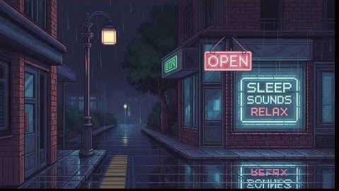 Pixel Rain Dreams 🌧️ | 30 Minutes of Retro Rain & Relaxing Music for Deep Sleep & Calm, 16-bit sleep