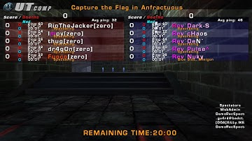 UT2004 CTF OpenCup Fall 2005 - Revenge vs zero - Anfractuous (1st map) - dr4gOn