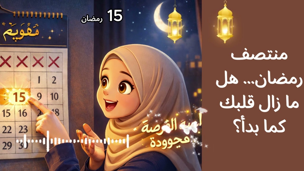منتصف رمضان… هل ما زال قلبك كما بدأ؟