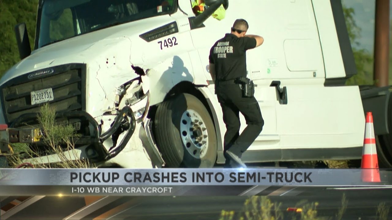 One dead after interstate crash near I-10 and Craycroft - YouTube