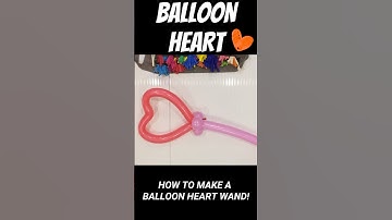 Balloon Heart tutorial #balloonheart #heart #love #valentinesday #balloonanimal #howto #diy #balloon