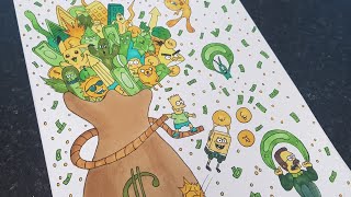 Green and Gold challenge - Collab w/Dena Tollefson
