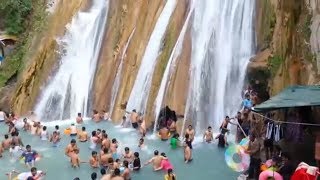 Views Of World Famous Kempty Water Fall Of Mussoorie , India
