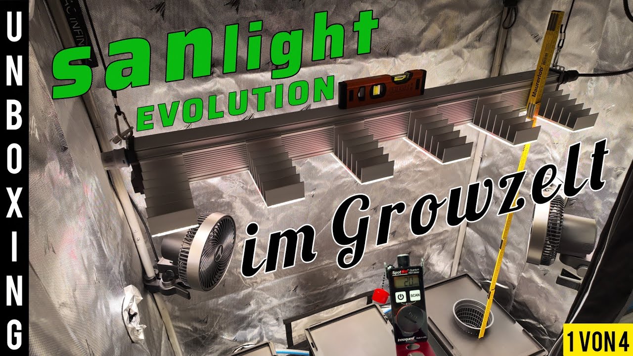 SANlight EVO 1.5 6-120 mit 400 Watt | Das (wahrscheinlich) längste Deutsche UNBOXING | 1/4