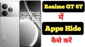 How to hide apps in Realme GT 6T || Realme GT 6T me app kaise hide kare ||