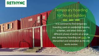 Temporary Hoarding And Where You Can Use It