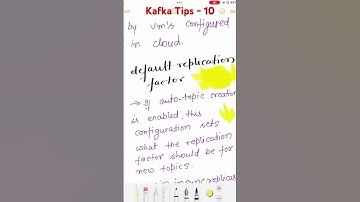 Kafka Tips - 10 How to manage default replication factor in case of auto topic creation #kafka