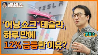 [성기영의 경제쇼] '어닝 쇼크' 테슬라, 하루 만에 12% 급등한 이유 - 강정수 미디어스피어 AI연구센터장ㅣKBS 240429 방송