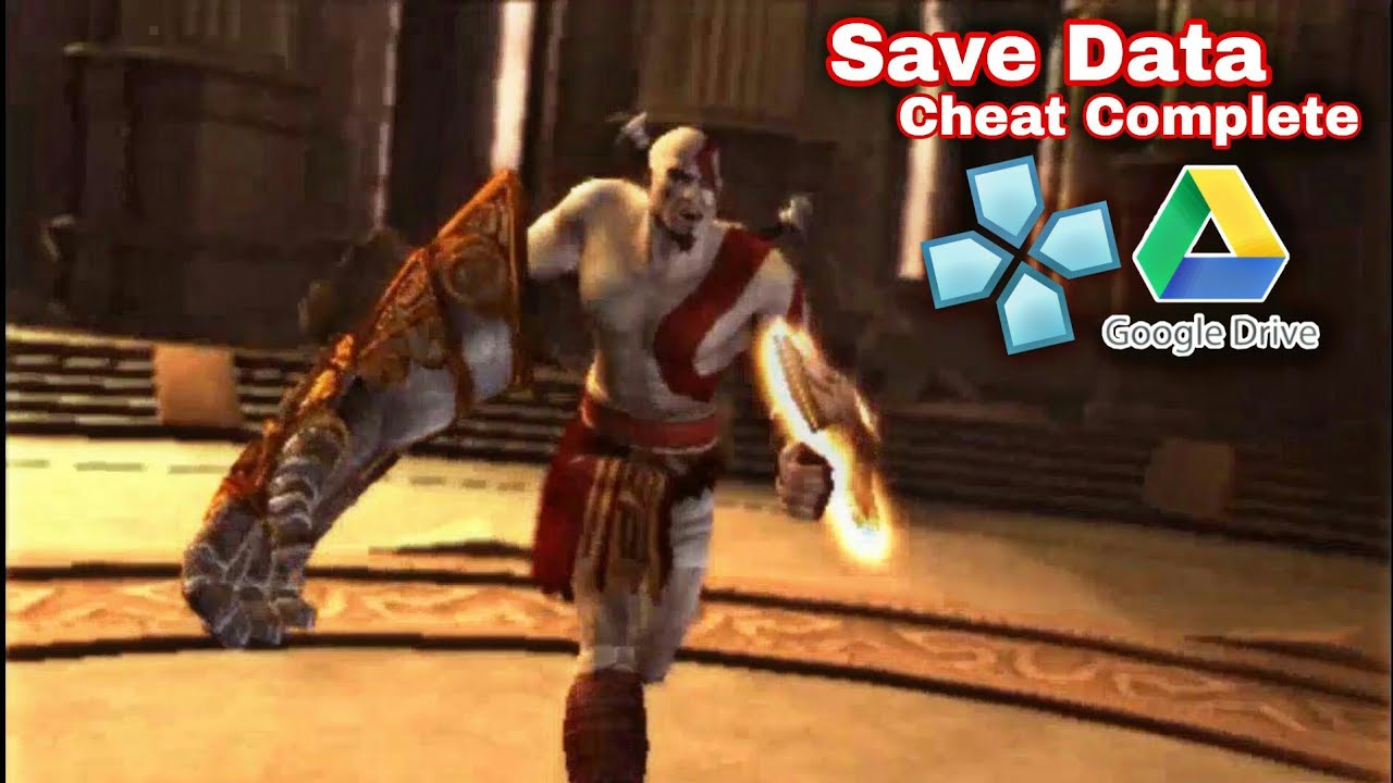 God of War Chains of Olympus Save Data Complete PPSSPP Emulator 