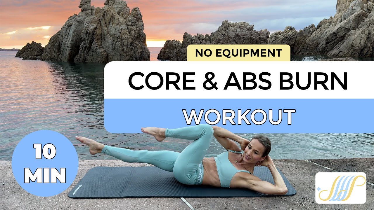 New Year Core & Abs Burn WORKOUT - No Equipment // 10 MIN - YouTube