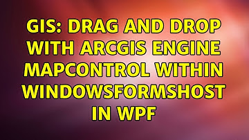 GIS: Drag and Drop with ArcGIS Engine MapControl within WindowsFormsHost in WPF