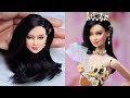 💎CITRINE💎 Gorgeous DIY Barbie Doll Dresses ~ Barbie Collector Gemstone Doll Makeover
