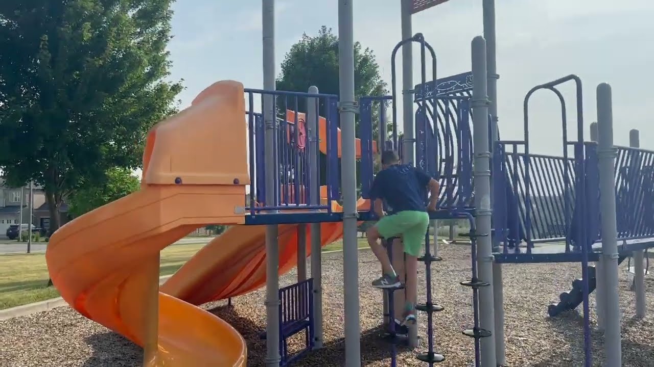 Freedom Trail Park Playground Tour – Slides, Skate Park & Climbing Fun! 🛝🧗 | Vaughan, Canada