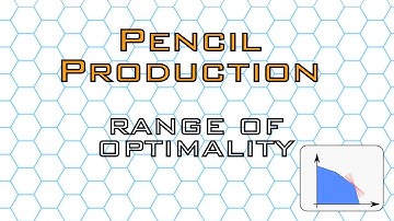 Pencil Production - Range of Optimality