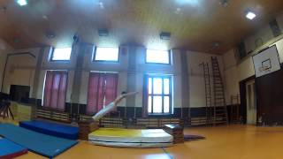 GoPro - Precision jump 11,5ft crash SLOWMOTION - 2014