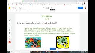 Math App One Pager  EDUC 2060
