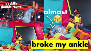 almost broke my ankle😰 serious injury ho gai/Backflip double round fail😭 hyperhook Aashish