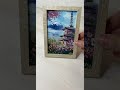 Картина маслом Фудзияма. Обзор. Oil painting. Japan painting.