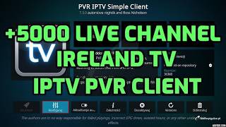 +5000 Irish Live TV on Kodi 2026 PVR IPTV Simple Client M3U URL screenshot 4