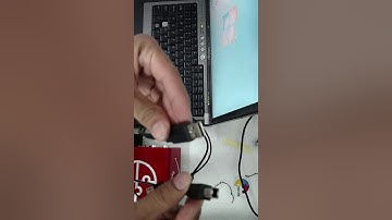 Connecting ProBot with Laptop using Data Cable for Programming