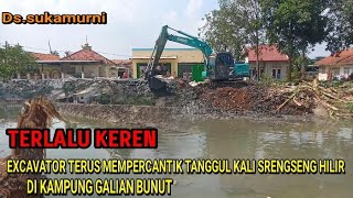 KEREN❗❗BANG MANURUNG TERUS MEMPERCANTIK TANGGUL KALI SRENGSENG HILIR DI KP.GALIAN BUNUT#normalisasi