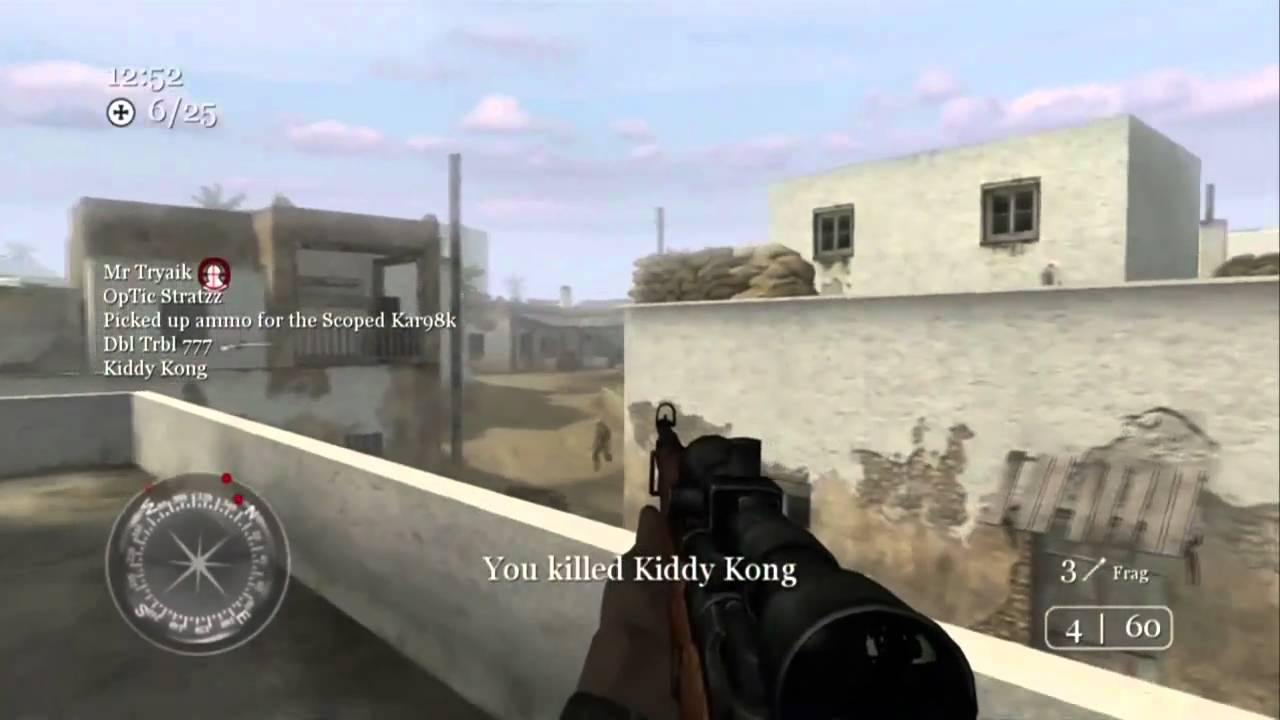 CoD2 Quick Sniping FFA With a Tad of Nerdgasm!