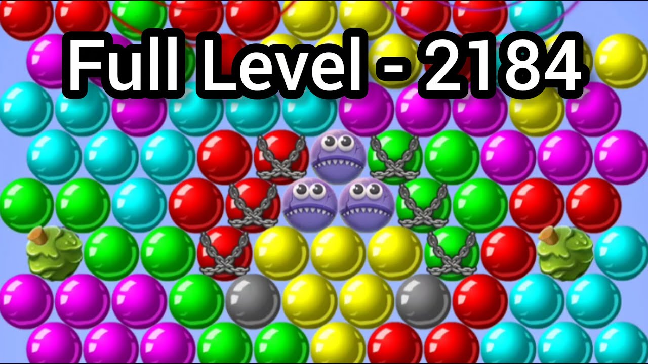 Bubble Shooter Game Complete Level - 2184 