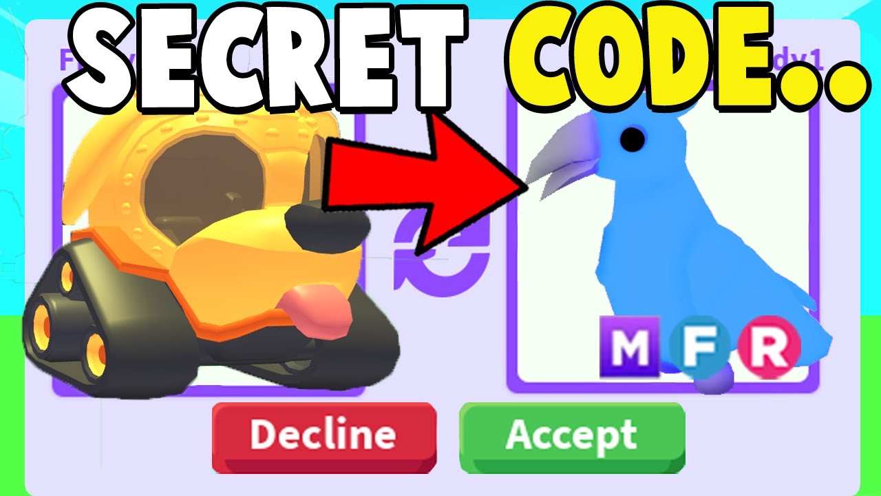 Торговля СЕКРЕТНЫМ КОДОМ ПРЕДМЕТА в Adopt Me..