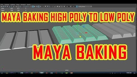 baking in maya pt 2 | maya baking high poly to low poly | maya normal map tutorial