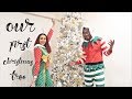 OUR FIRST CHRISTMAS TREE TOGETHER!! | VLOGMAS DAY 1