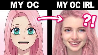 Artificial Intelligence Turns My OCs into Real People! 🤯