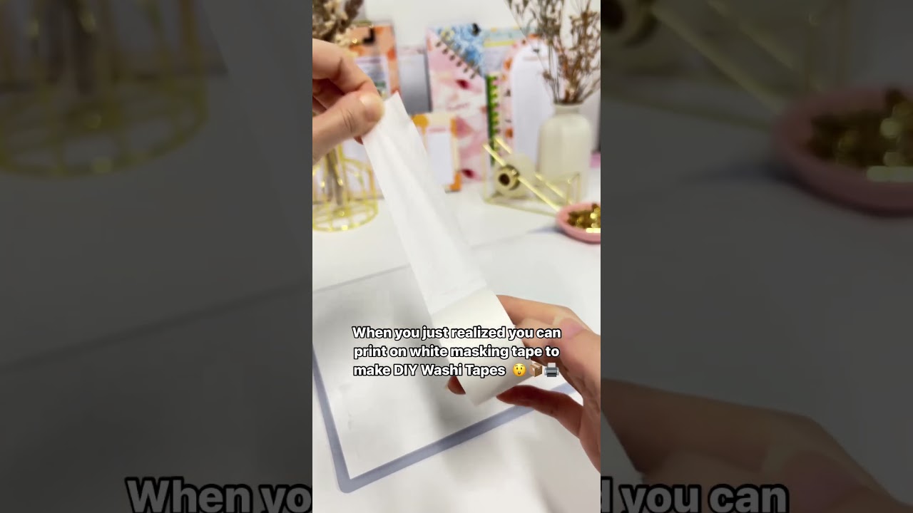 DIY Washi Tape 🙈✨ 