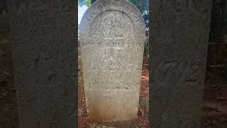 Amazing Grave Stone From 1700’s.