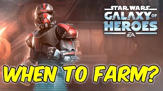 When To Farm Bad Batch SWGOH