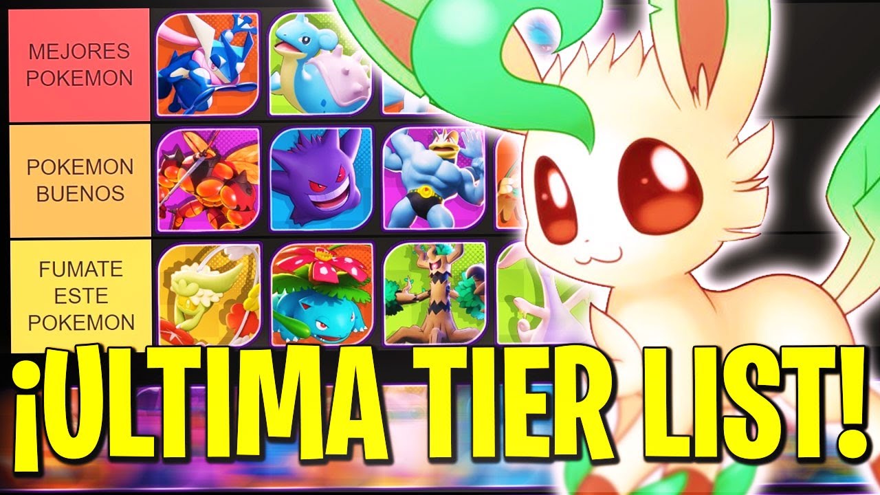 ACTUALIZACION TIER LIST de MEJORES POKEMON RANKED MASTER en POKEMON ...