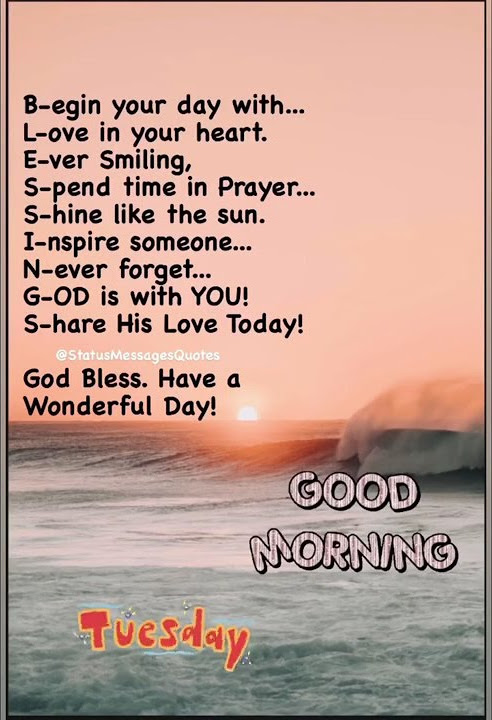 10 Wishes Good Morning Tuesday Greetings