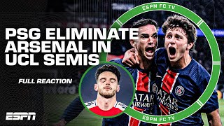 FULL REACTION: PSG eliminate Arsenal &amp; ADVANCE to Champions League Final vs. Inter | ESPN FC