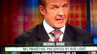 Merril Hoge and Tim Hasselbeck Argue on Tim Tebow's Performance