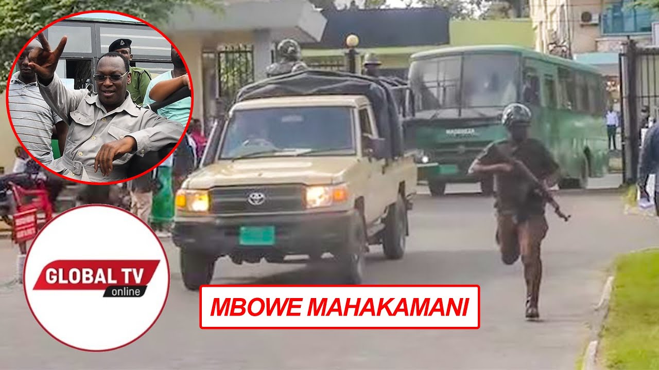 HII NI BALAA  Mbio Za ASKARI Magereza, MBOWE AKIFIKISHWA MAHAKAMANI..