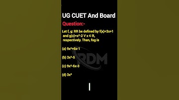 UG CUET 2024💯| Maths CUET MCQ|CUET Maths Mcq|Relation and function|Class 12th maths MCQ Question|