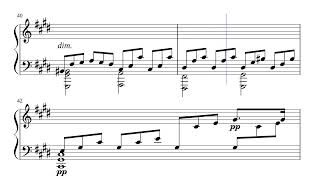 Sonate No. 14, “Moonlight” 1st Movement