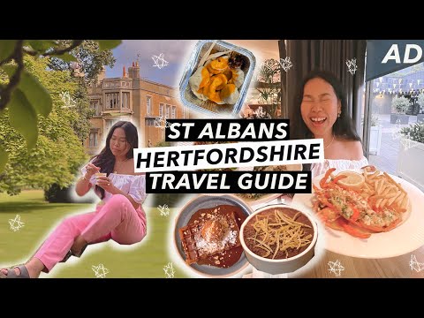 Eating and Exploring England: St Albans + Knebworth (Hertfordshire) | UK Food Travel Vlog