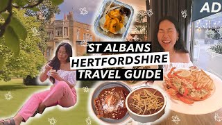 Eating and Exploring England: St Albans + Knebworth (Hertfordshire) | UK Food Travel Vlog