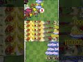 PvZ2 - Plants Level 1, Level 5, Level Max vs Fast Zombies