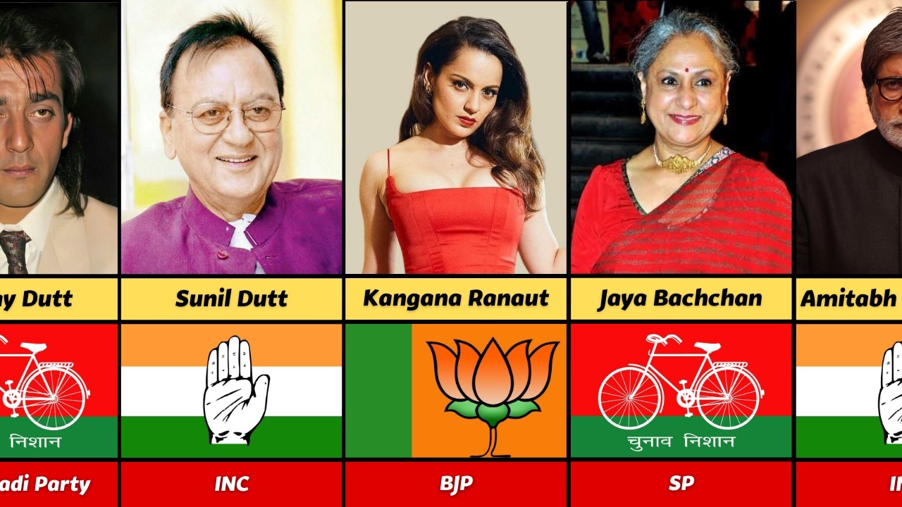 25+ Bollywood Stars Who Entered Politics After Film Success