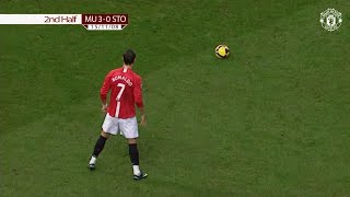 Ronaldo Freekick Goal Vs Stoke City English Commentary