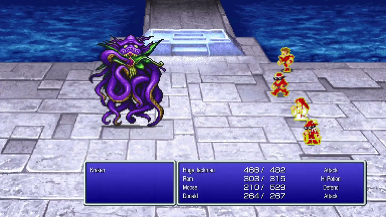Kraken Boss Fight - FINAL FANTASY