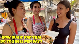 The Bangkok Pad Thai Street Food Vendor! The Authentic Taste of THAILAND 🇹🇭