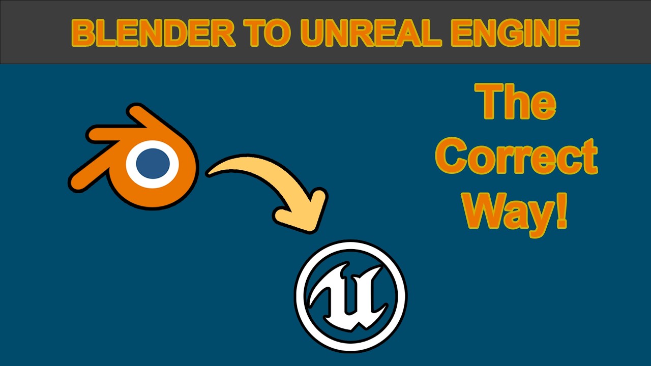 How to import models from Blender to Unreal Engine | Correct Way ...